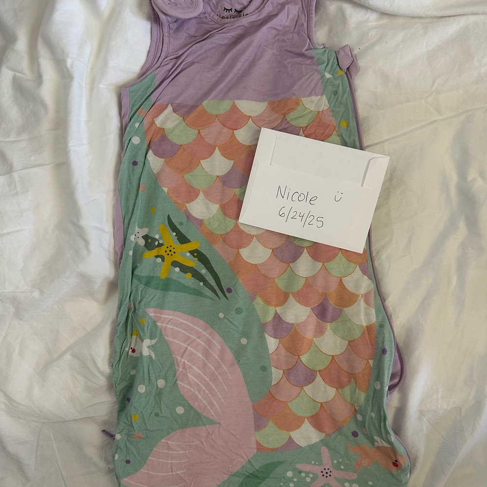 Little Sleepies Mermaid Seasonless Sleepsack 0-6 M